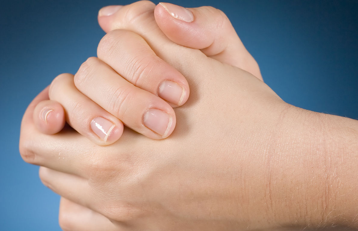 Rub hands